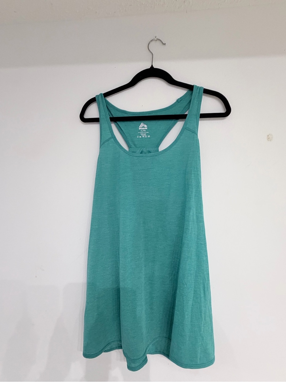 RBX Womenโs Teal Racerback Active Tank Top Size XL NWT